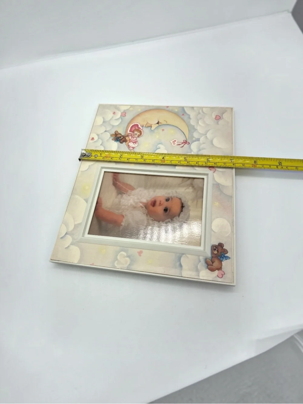 Ultra Frame Baby Nursery Picture Frame Moon Teddy Bear Clouds 5x3.5 Tabletop